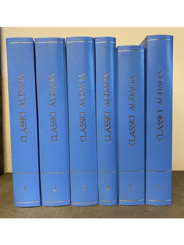Classici Audacia - Rilegati in 6 volumi cartonati nn. 1/60 (1963-1967) - Arnoldo Mondadori Editore