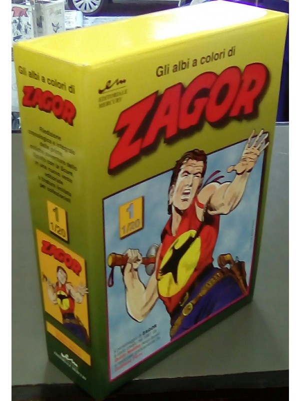 Zagor - Gli Albi a Colori - Editoriale Mercury - Box 1 albi 1/20