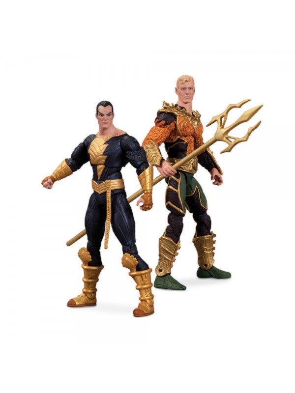 Aquaman Versus Black Adam - Injustice - Gods Among Us - Action Figure 2-Pack