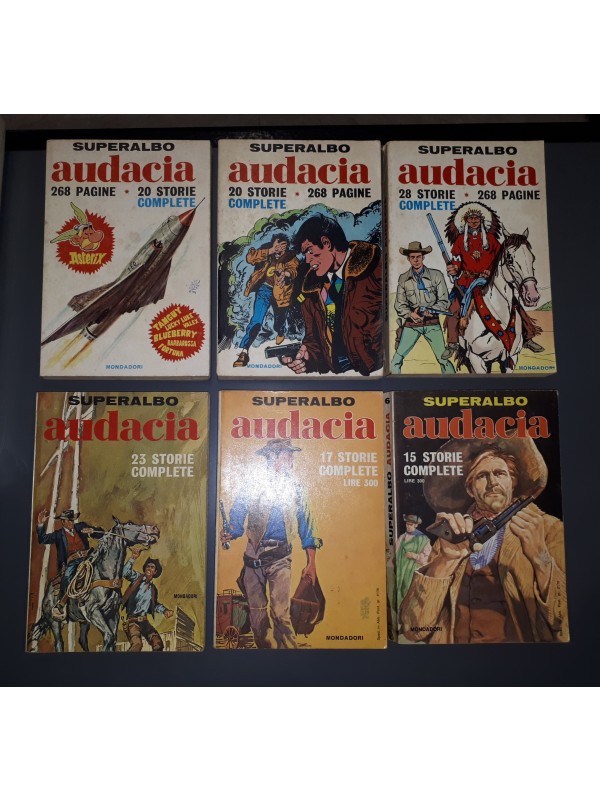 Superalbo Audacia - Mondadori - 1969/70 - Serie completa 1/6