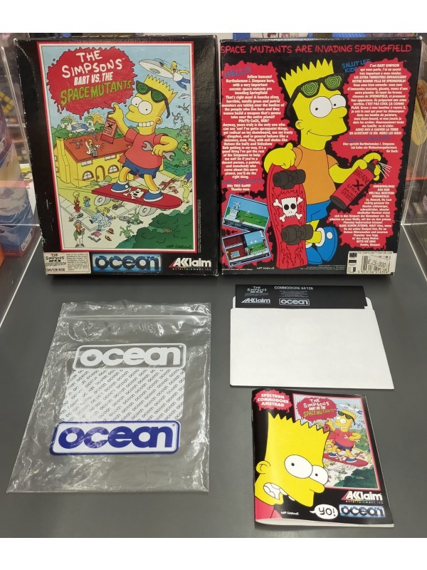 The Simpsons Bart VS. the Space Mutants - The Coin-Op - Commodore 64/128 Disk - Acclaim Entertainment / Ocean