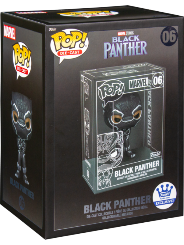 Black Panther - Marvel Studios - Die-Cast Collectible - Funko - Pop! Heroes Die-Cast 06