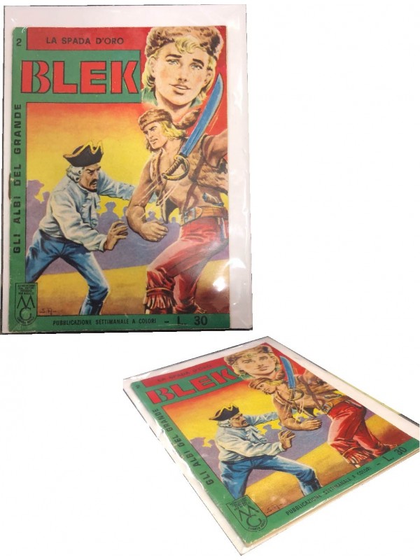 Gli Albi del Grande BLEK n. 2 Originale - La Spada D'Oro - Editoriale Dardo 1963