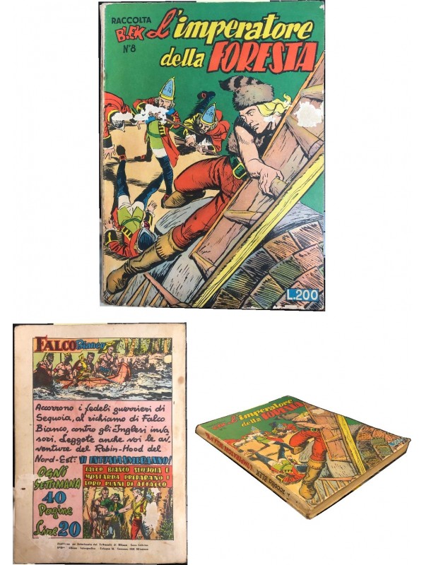 BLEK Raccolta n. 8 - L'Imperatore della Foresta - Casa Editrice Dardo