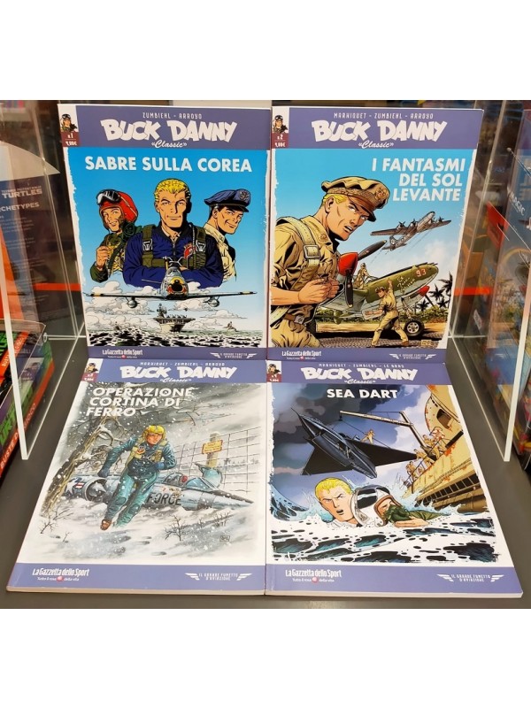 Buck Danny "Classic" - Il Grande Fumetto d'Aviazione - I Fumetti de La Gazzetta dello Sport - Serie completa 1/4