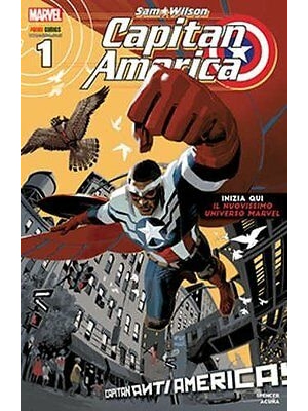 Capitan America Sam Wilson - La nuovissima Marvel - Panini Comics - Serie completa 1/26 (71/96) + Serie completa Capitan America Marvel Legacy 97/103