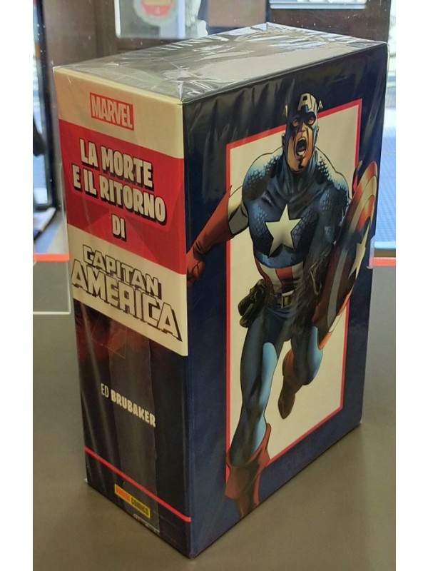 LA MORTE E IL RITORNO DI CAPITAN AMERICA COFANETTO - CONTIENE CAPITAN AMERICA BRUBAKER COLLECTION ANNIVERSARY 1-11 + VOLUME ESCLUSIVO RINATO