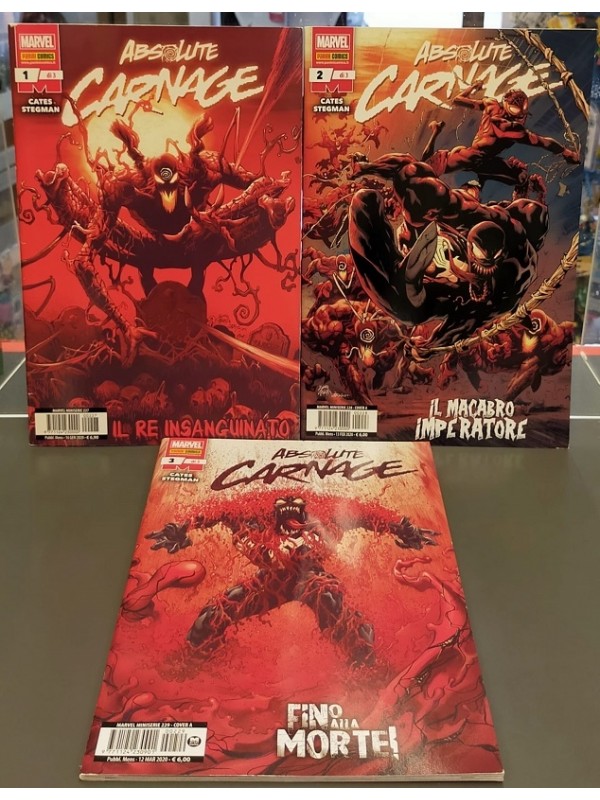 Absolute Carnage - Marvel Miniserie - Panini Comics - Serie completa 1/3