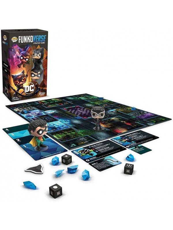 FunkoVerse Catwoman e Robin - Strategy Game - Funko Games - Pop!