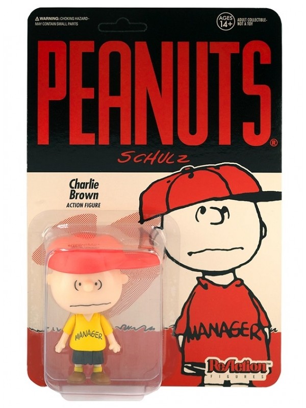 Charlie Brown (Baseball Manager) - Peanuts - ReAction Figures - Super 7