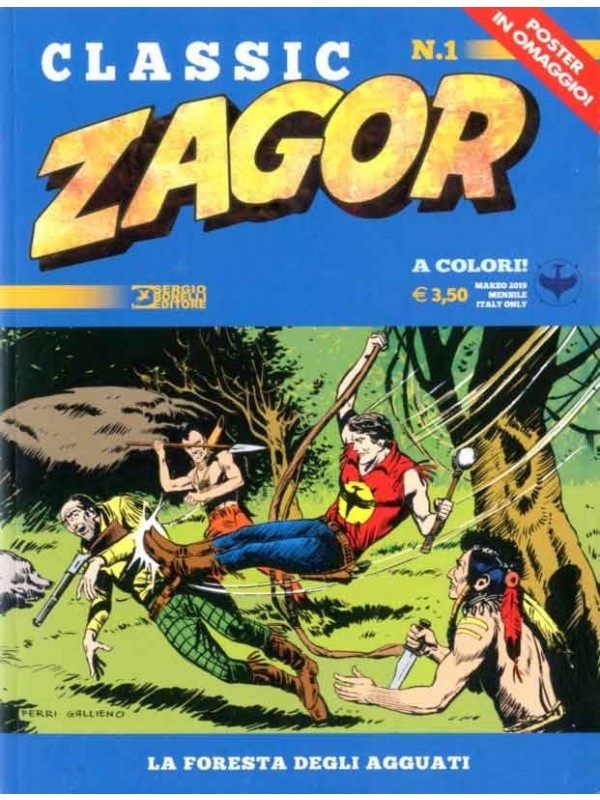 Zagor Classic - Bonelli - Sequenza in blocco 1/22