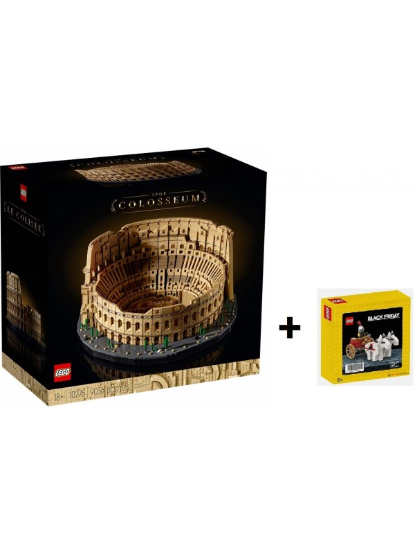 The Colosseum (Lego 10276) + Biga Romana (Black Friday - Lego 63461606) 