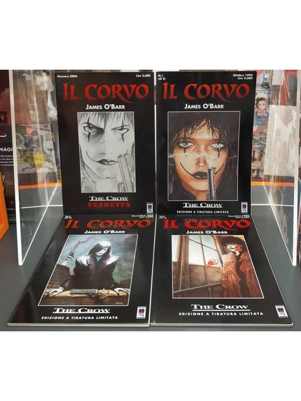 Il Corvo - Edizione a Tiratura Limitata - General Press - Serie Completa 1/3 + Numero Zero