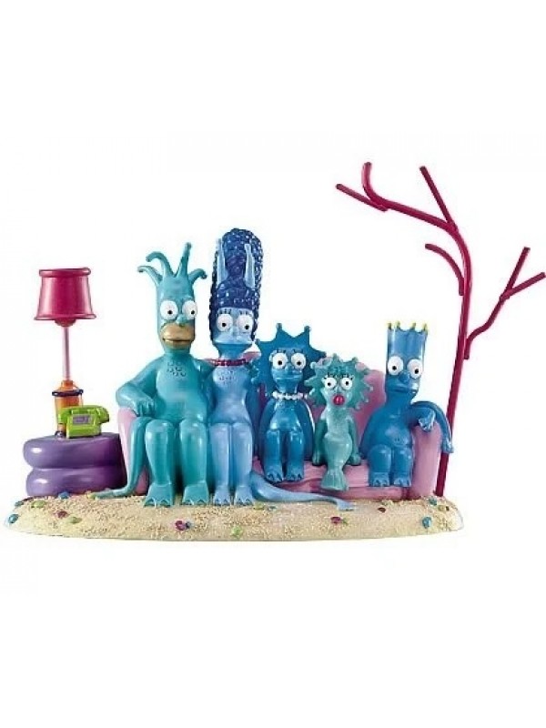 Couch Undersea (Bart, Homer, Marge, Lisa, Maggie) - The Simpsons (2005) - Officially Authorized Figurine - 09-01199-002 - Hamilton