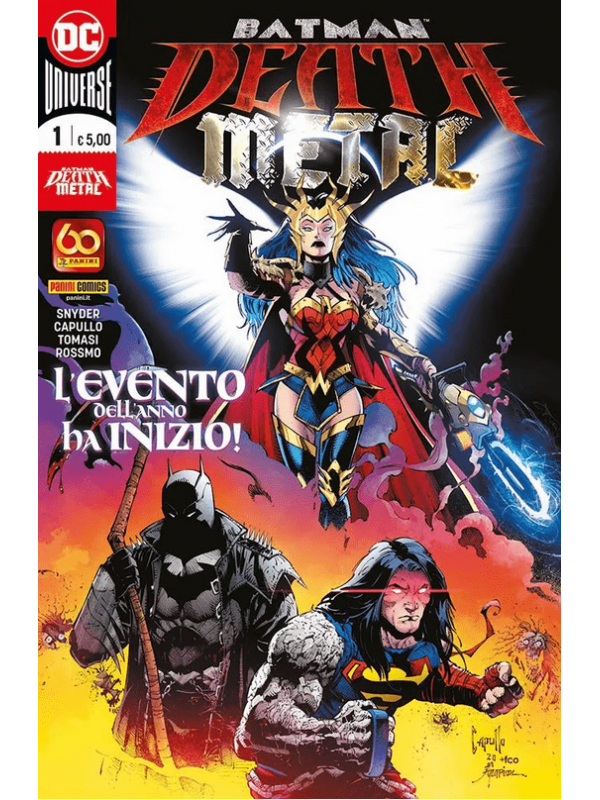 Batman Death Metal - DC Crossover - Regular Cover - Panini Comics - Serie completa 1/7