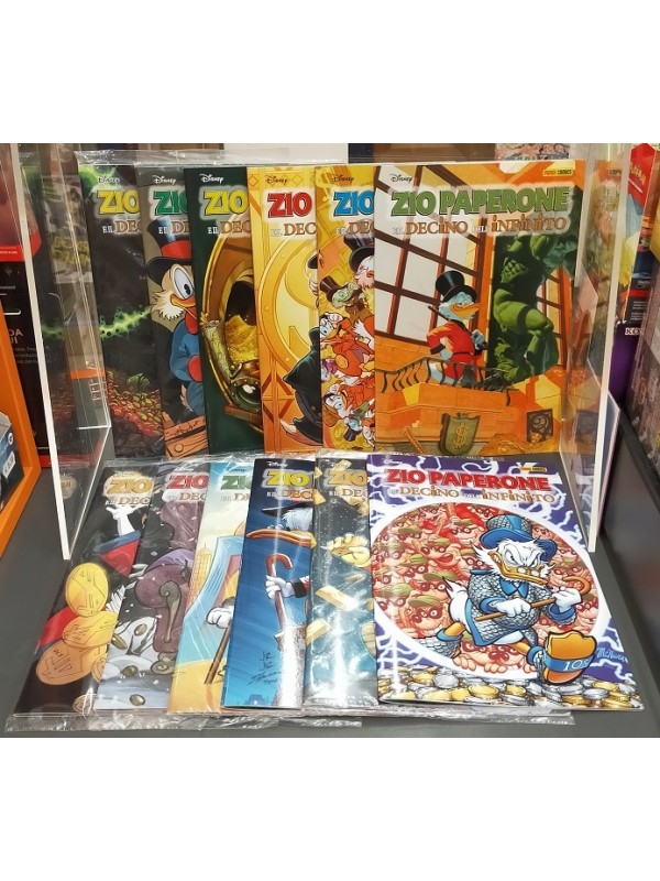 Zio Paperone e il Decino dell'Infinito - Pack completo di 12 variant - Panini Disney