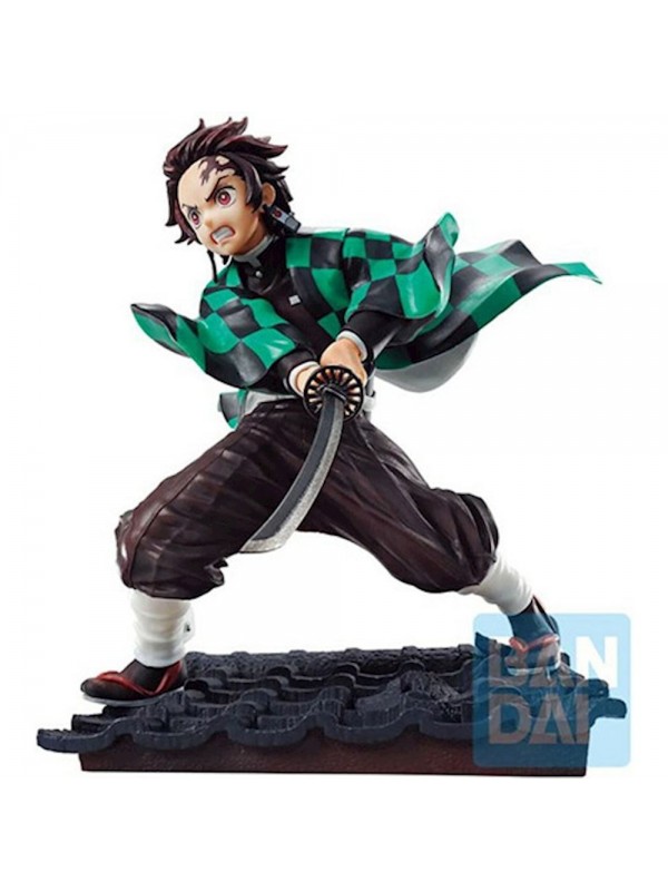 Tanjiro Kamado - Ichibansho Figure Reprint Ver. (Tengen Uzui is Here!) - Demon Slayer - Statuetta 14 cm - Bandai Namco