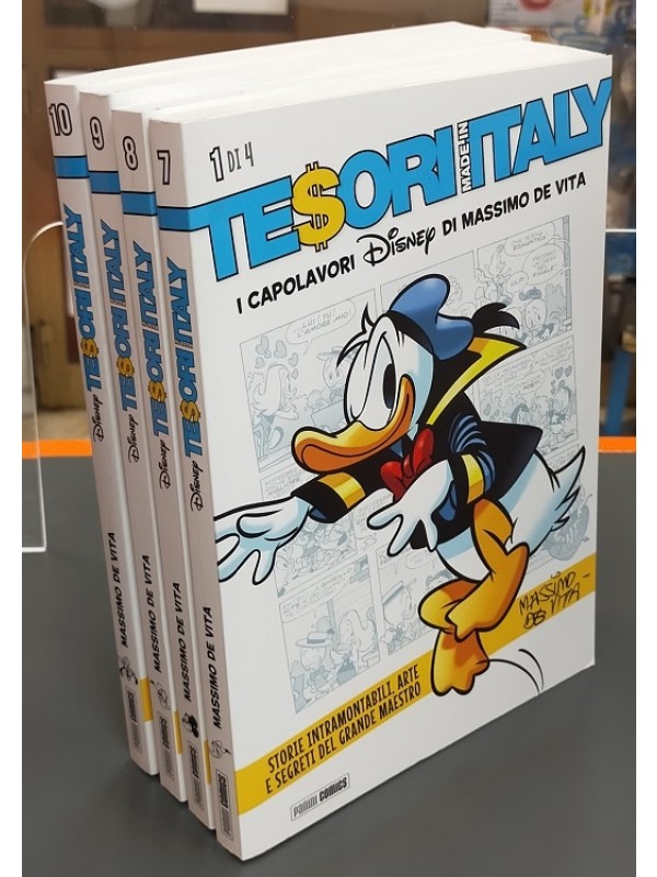 Tesory Made in Italy - Serie completa 1/4 - I Capolavori Disney di Massimo De Vita
