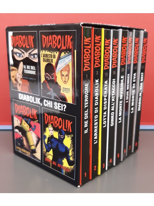 DIABOLIK MINIFUMETTI - Lo Scarabeo - Cofanetto completo 1/8