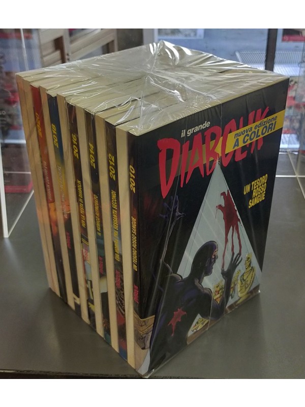 Il Grande Diabolik - Nuova Edizione a Colori - Astorina - Sequenza 2010/2022 (13 Albi)