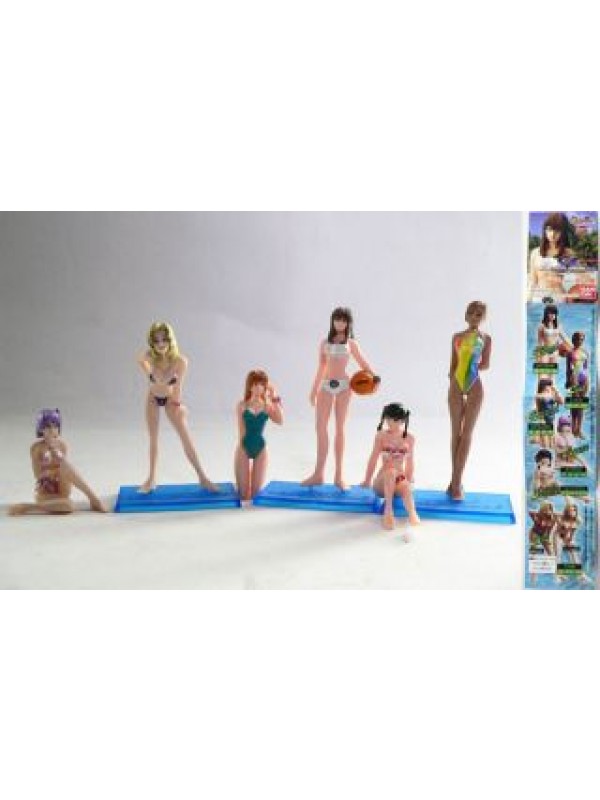 HGIF Dead or Alive DOA - Xtreme Beach Volleyball - Set di 6 Gashapon