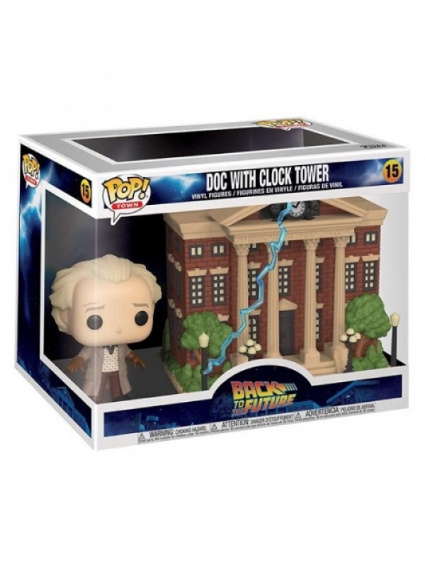 Doc with Clock Tower - Back to the Future - Vinyl Figures - POP! Movies 15