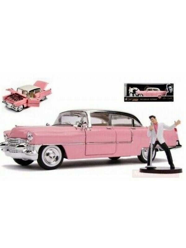 1955 Cadillac Fleetwood - Elvis Presley - Die Cast - Hollywood Rides - Jada Toys