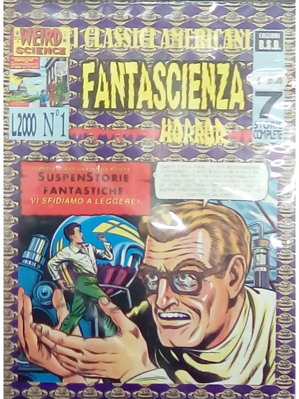 I Classici Americani - Fantascienza Horror - Edizioni B.S.D. - Sequenza in blocco 1/8