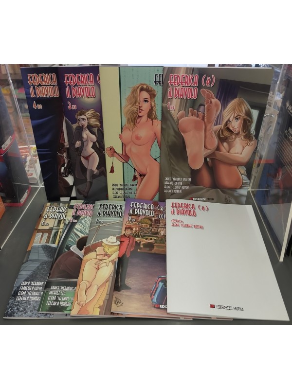 Federica (é) il Diavolo - Serie Completa 1/8 + Albo speciale Covers by Elena Selenike Nastasi - EF Edizioni Erotika