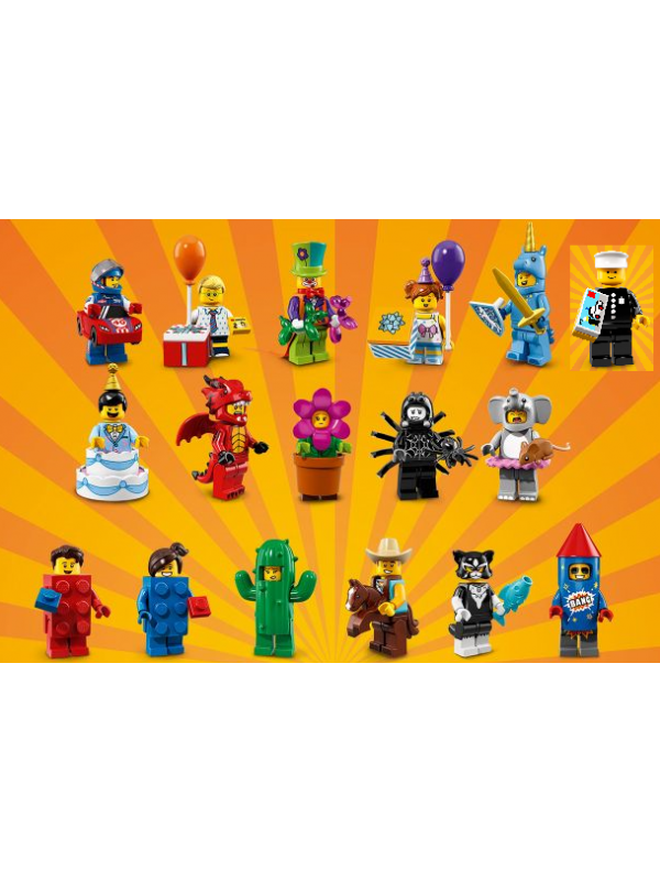 Lego Collezione Minifigures Serie 18 - Serie completa di 17 personaggi
