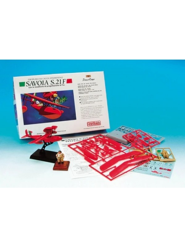 Savoia S.21F con le Modifiche di Progettazione di Fio - Idroplano da Caccia Sperimentale - Il Porco Rosso - 1/72 Model Kit - Maison Ghibli / FINEMOLDS