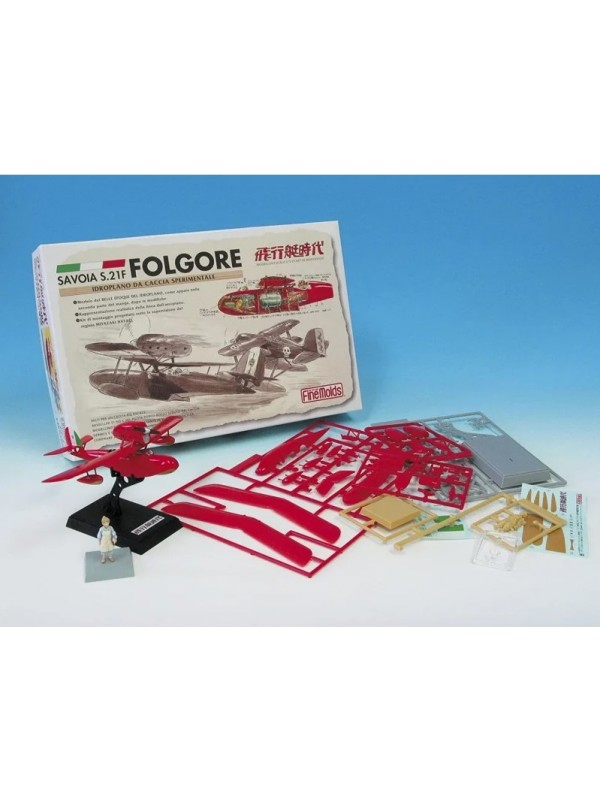Savoia S.21F FOLGORE - Idroplano da Caccia Sperimentale - Il Porco Rosso - 1/72 Model Kit - Maison Ghibli / FINEMOLDS