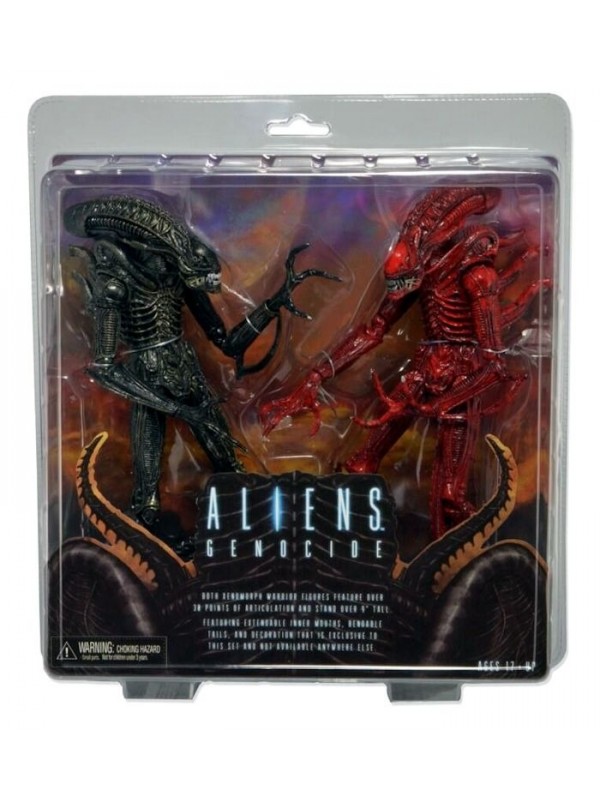 ALIENS GENOCIDE - Set di 2 Action Figure (Aliens Xenomorph)