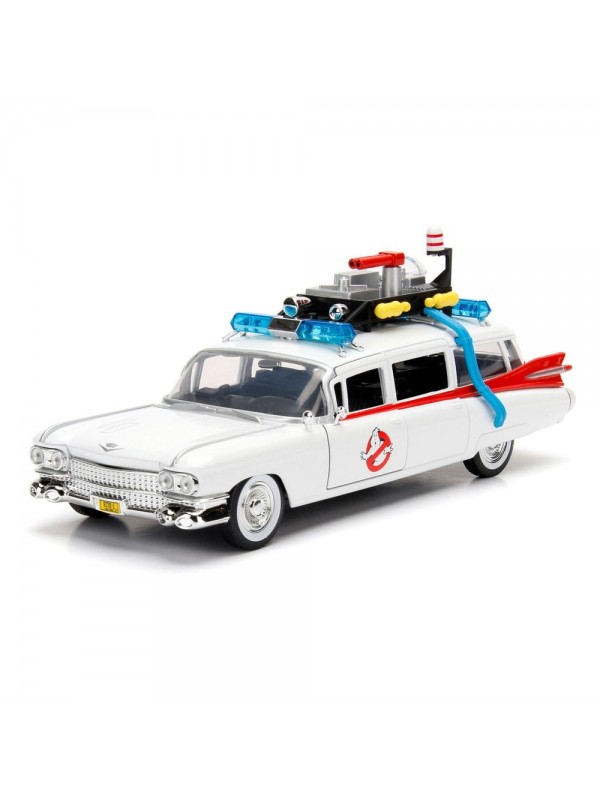 ECTO-1 - GHOSTBUSTERS - Scala 1:24 - Metals Die Cast - Hollywood Rides - Jada