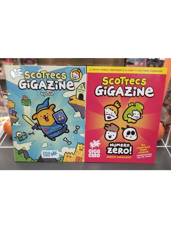 Pack Scottecs Gigazine 1 Variant + Scottecs Gigazine Numero Zero! - Giga Ciao