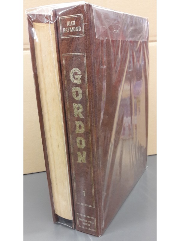 Flash Gordon - Albi Rilegati con Copertine - Fratelli Spada - Sequenza in blocco 1/16 completa di 2 raccoglitori cartonati originali