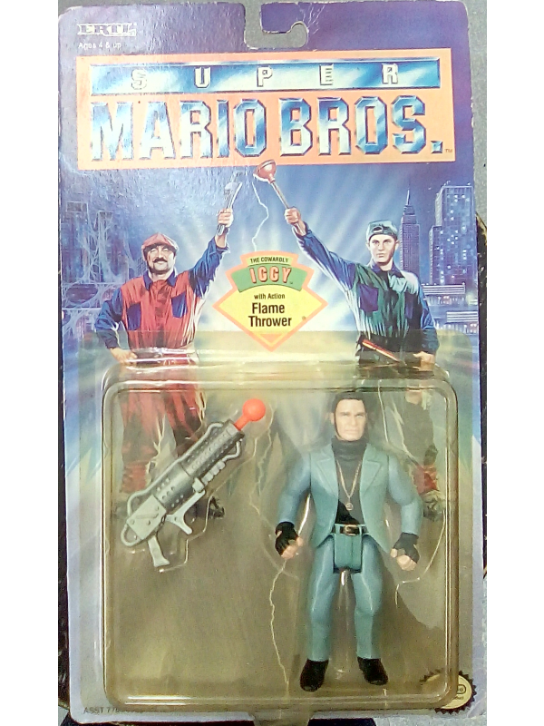 The Cowardly Iggy with Action Flame Thrower - Super Mario Bros. - Nintendo - Action Figure