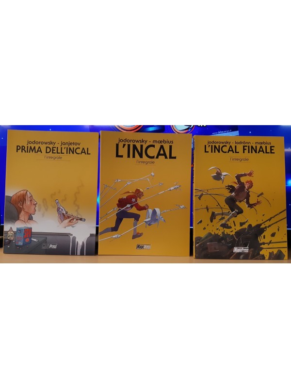 L'Incal Integrale Saga Completa  (Prima Dell'Incal + L'Incal + L'Incal Finale) Pack Serie completa di 3 volumi - Magic Press