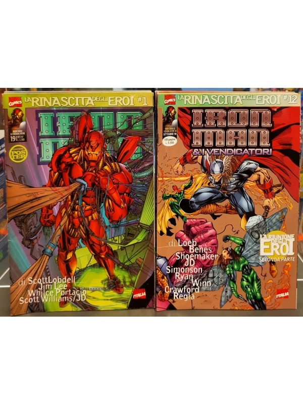 Iron Man - La Rinscita degli Eroi - Serie Completa 1/12 - Panini Comics