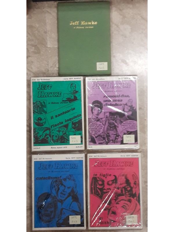 Jeff Hawke - Albi dell'Avventura - Serie Completa 1/82 - 1973  Camillo Conti / A.N.A.F. 