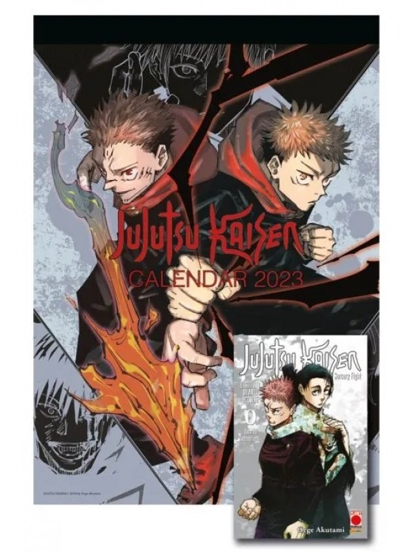 JUJUTSU KAISEN CALENDAR 2023 CON JUJUTSU KAISEN 0 VARIANT (INCLUDE CALENDARIO E FUMETTO) - Planet Manga