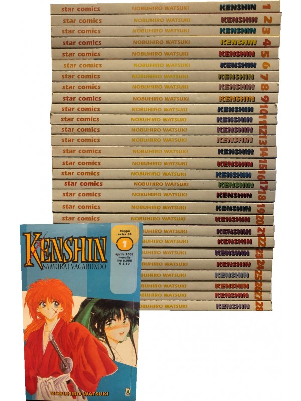 KENSHIN Samurai Vagabondo - Serie completa 1/28 - Rurouni Kenshin - Star Comics
