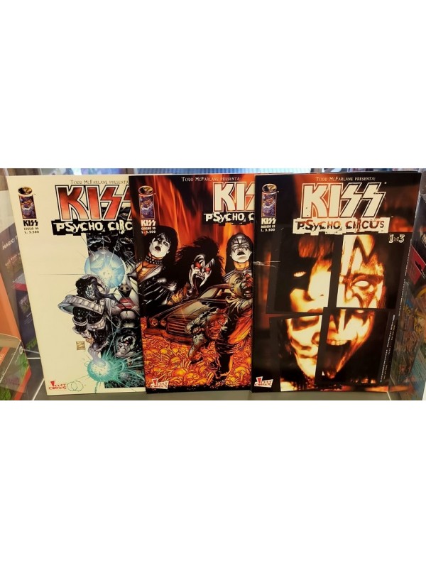 Kiss Psycho Circus - Tom McFarlane Presenta - Cult Comics - Serie completa 1/3