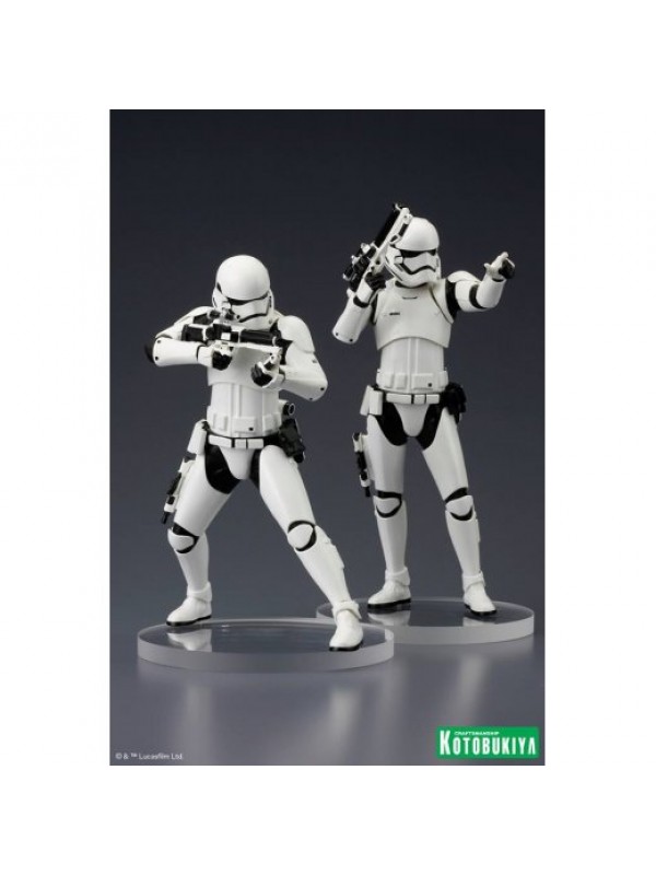 First Order Stormtrooper Two Pack - Star Wars - 1/10 Scale Pre-Painted Model Kit - Artfx Plus