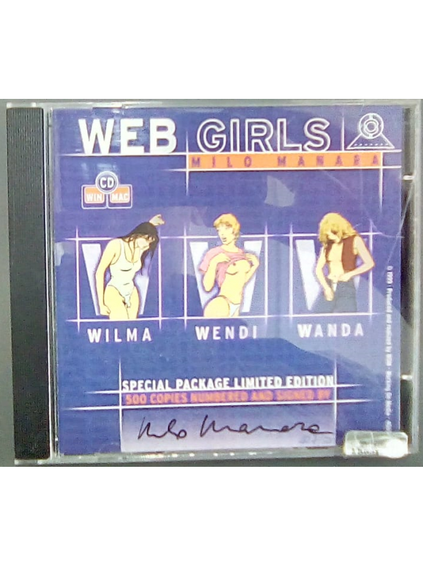 Web Girls - Special Package Limited Edition 500 Copies Numbered and Signed By Milo Manara - Digicomix (CD)