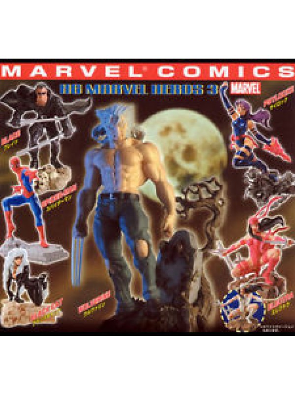 HG Marvel Heroes 3 - Bandai - Set di 6 Gashapon