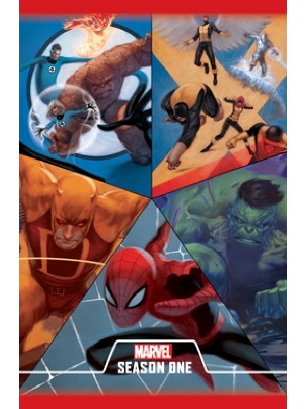 COFANETTO COMPLETO MARVEL SEASON ONE Parte 1 - CONTIENE: MARVEL SEASON ONE SPIDER-MAN+FQ+HULK+X-MEN+DEVIL