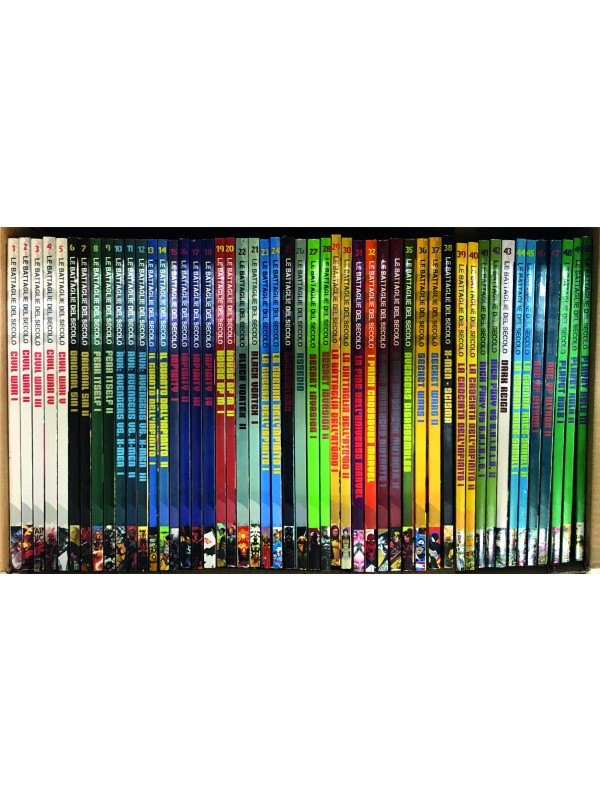 Le Battaglie del Secolo - Marvel - Serie Completa 1/50 - Panini - Gazzetta dello Sport