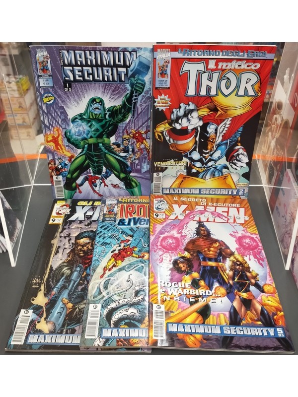 Maximum Security - Serie completa 1/5 - Marvel Italia / Panini Comics
