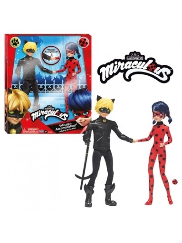 Ladybug & Cat Noir - Miraculous - Zag Heroez - Bandai/Playmates Toys
